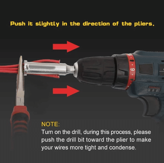 Cable Wire Stripping And Twisting Tool