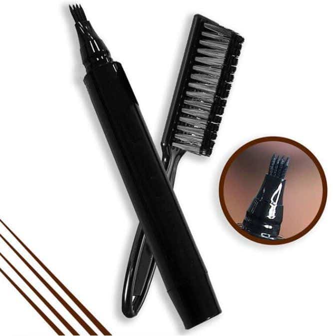 Semi-permanent beard pen