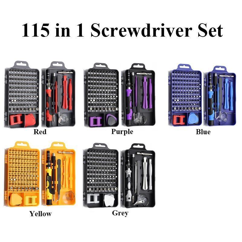 Precision Screwdriver Set (115 in 1)