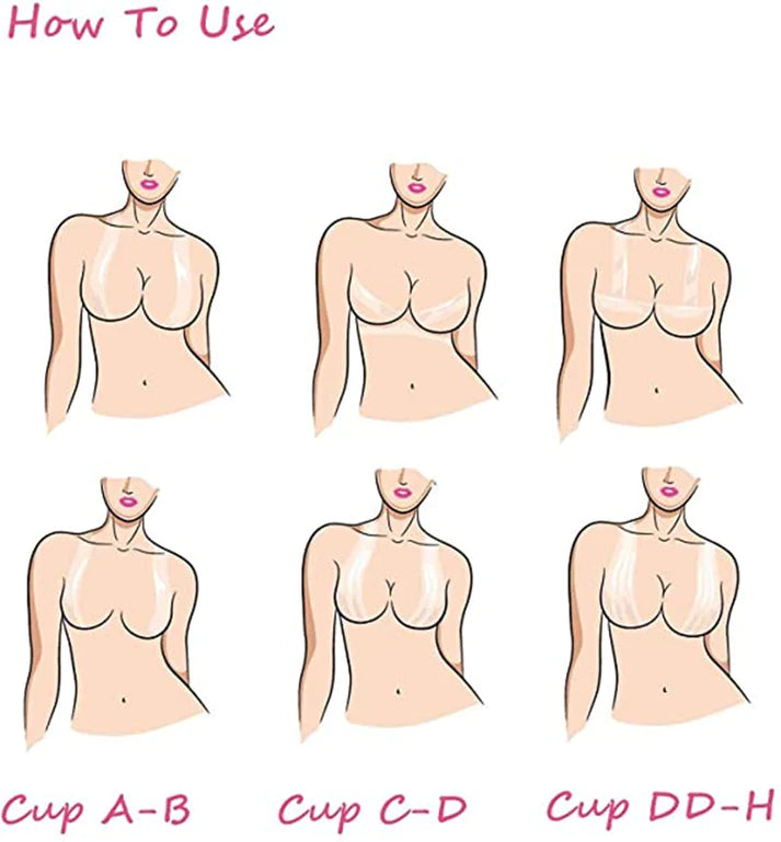 Bande adhésive pour soutien-gorge invisible – boobtape