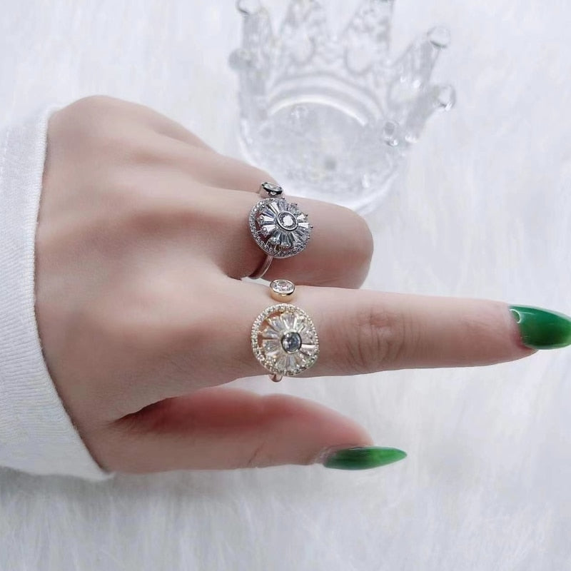 Anel de Cristal Anti Stress