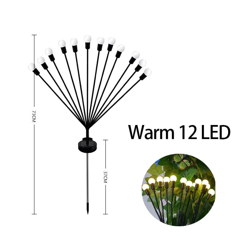 Solar Powered Firefly Lights