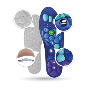 Akusoli magnetic acupressure orthopedic insoles