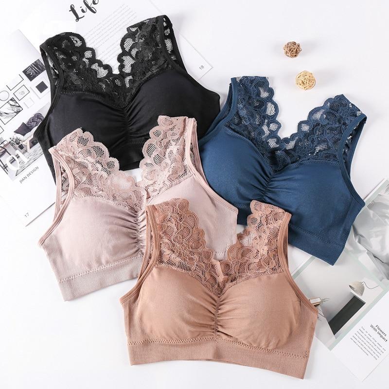 Lami Bra Push Up Comfort Super Elastic Breathable Lace Bra