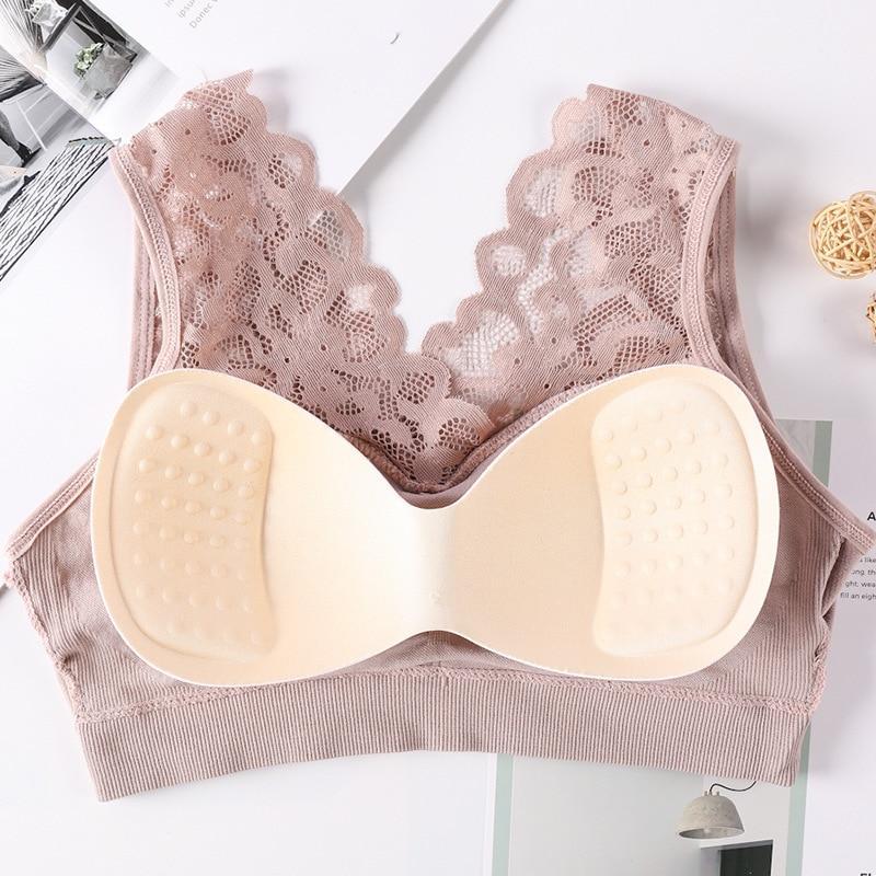Lami Bra Push Up Comfort Super Elastic Breathable Lace Bra