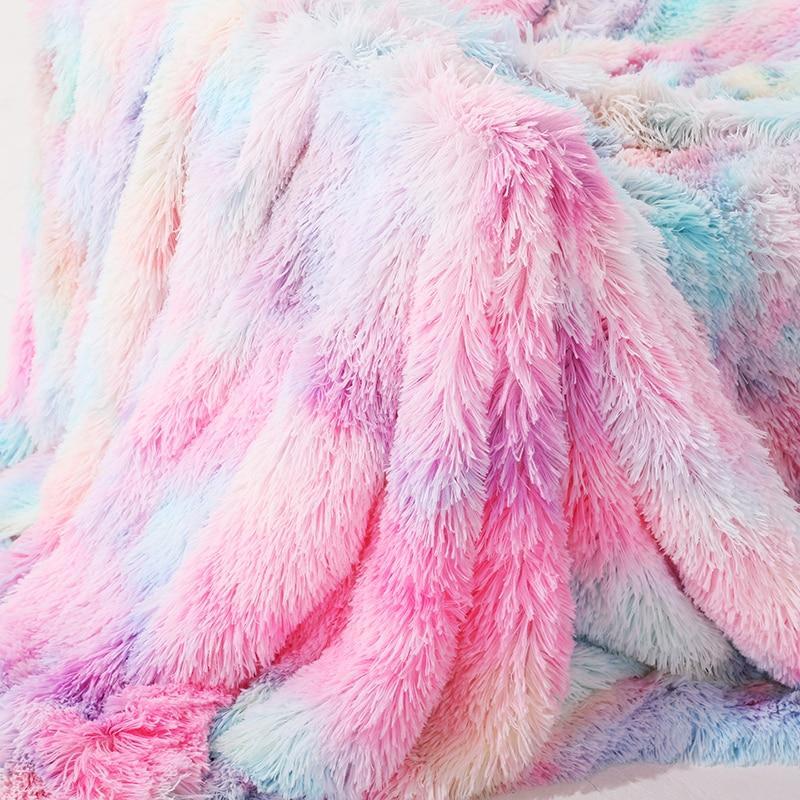 Fluffy Blanket With Pillow Cover