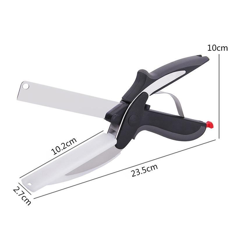 Clever Cutter Kitchen Scissors with Cutting Board