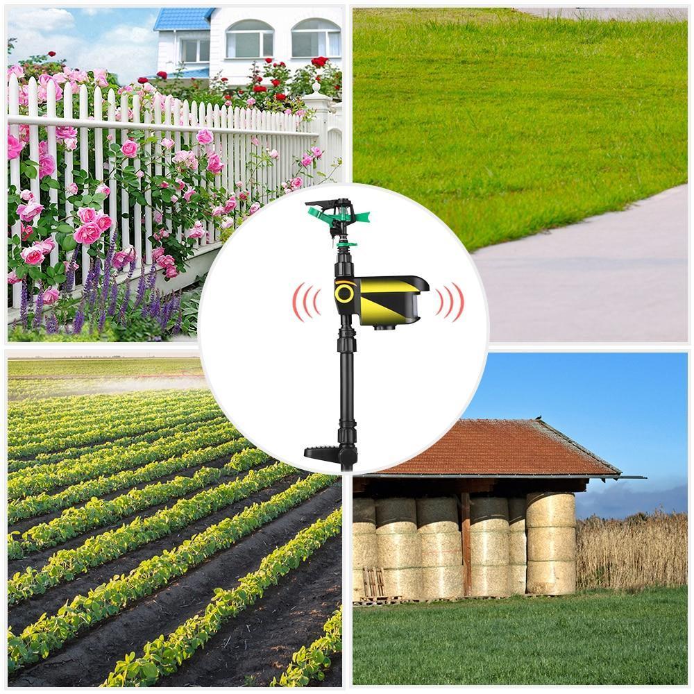 Solar Sprinkler Motion-Activated Animal Repeller