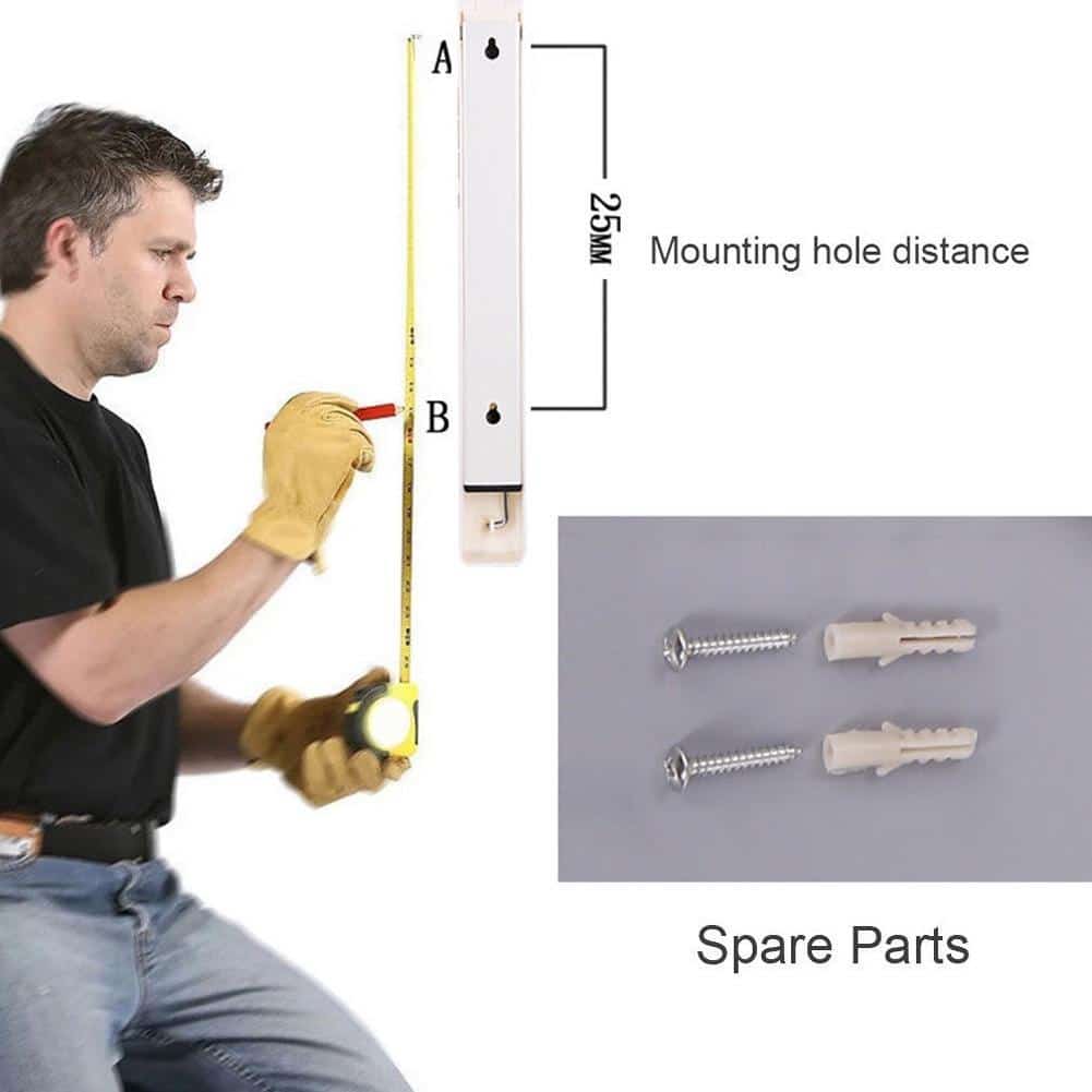 Foldable Wall-mounted Laundry Hanger