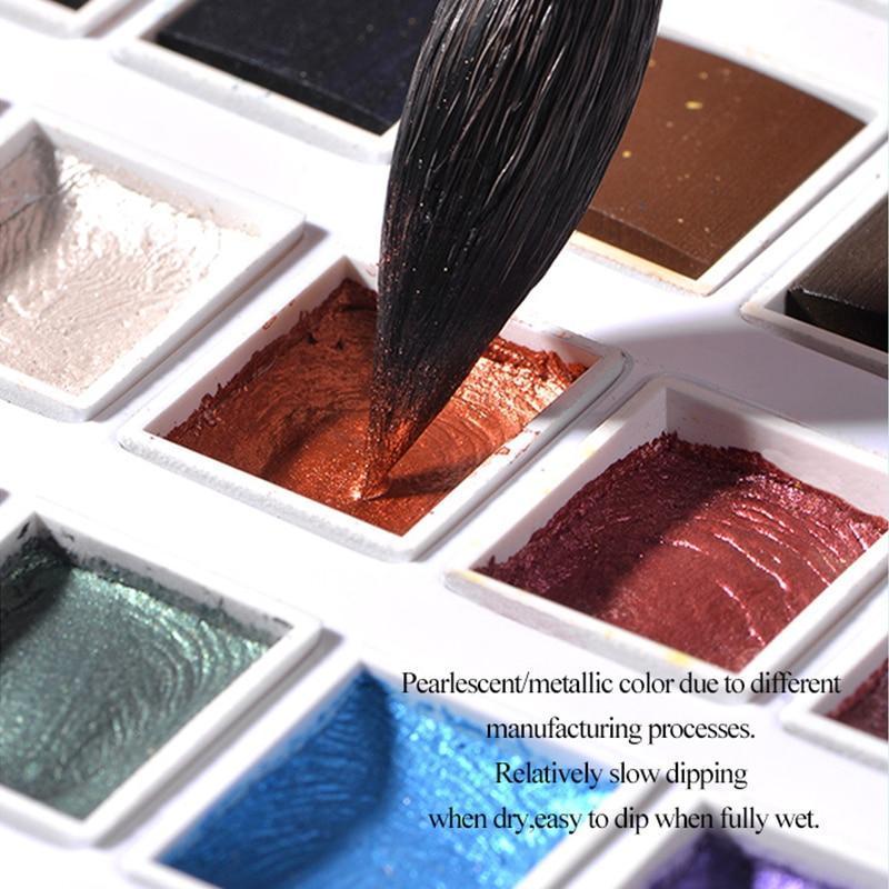 Metallic Watercolor Set