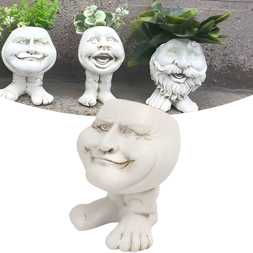Ribili Joy Planter Flower Pot Sculpture