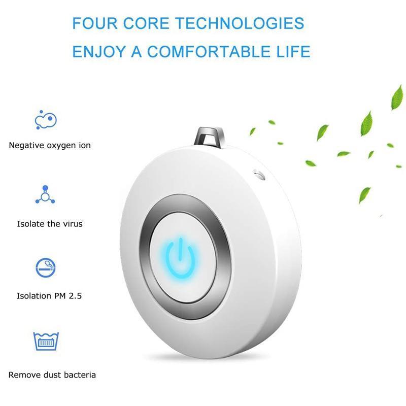 Portable Wearable Air Purifier Necklace