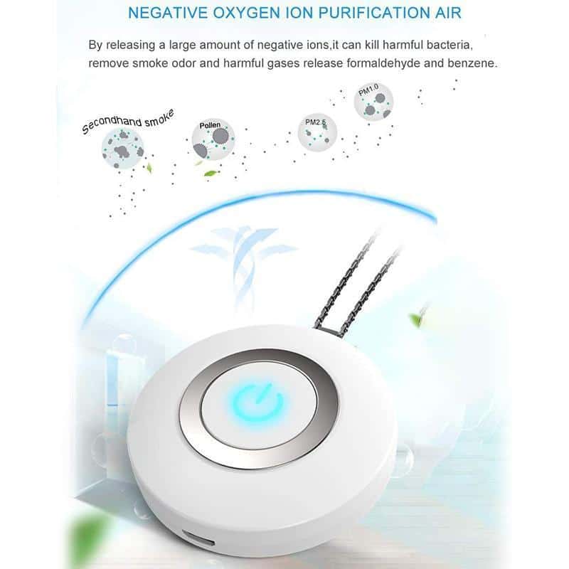 Portable Wearable Air Purifier Necklace