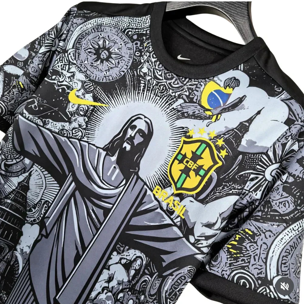 Maillot Édition Spéciale Brésil Christ Rédempteur - Noir Minuit