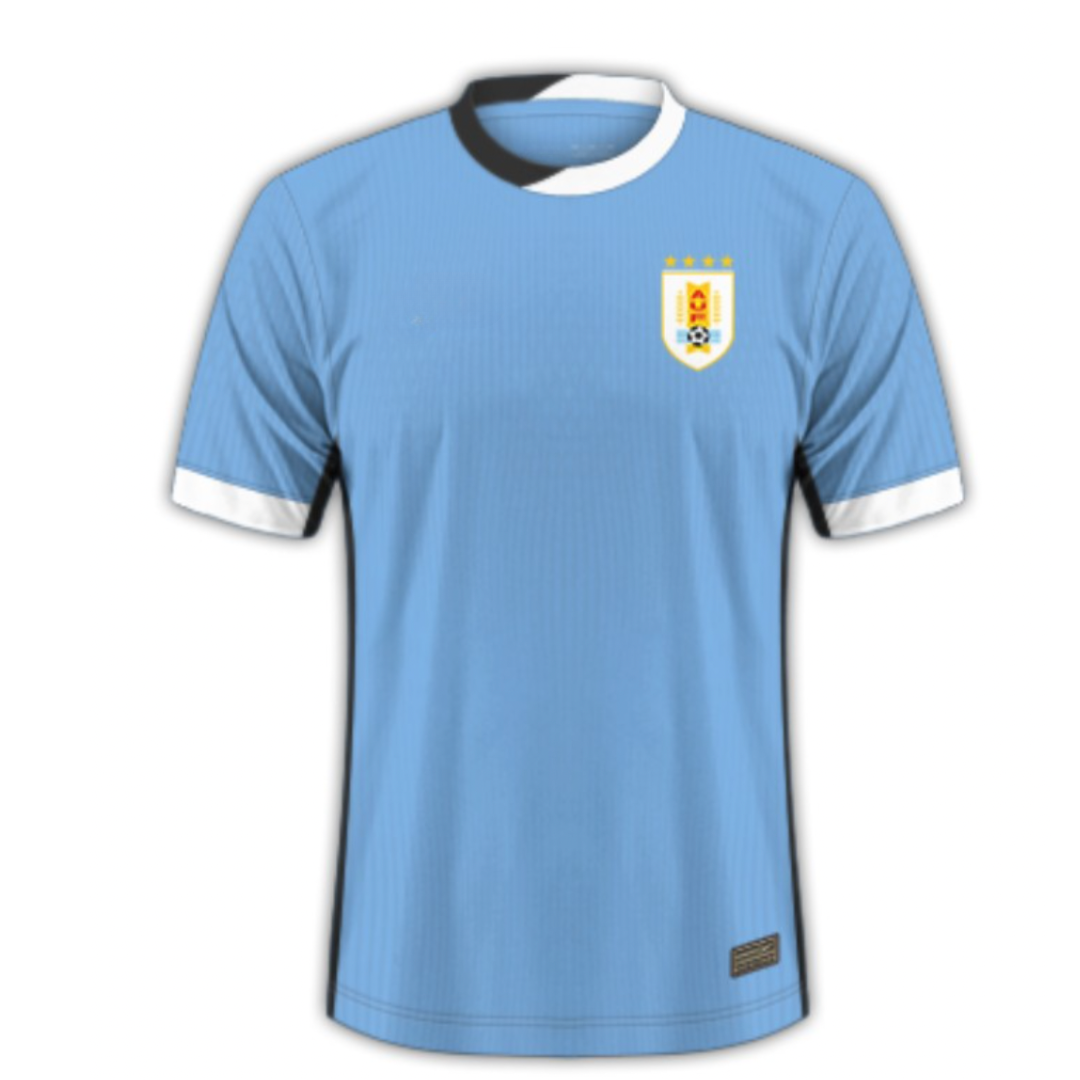 Maillot domicile de l’Uruguay 2024-2025
