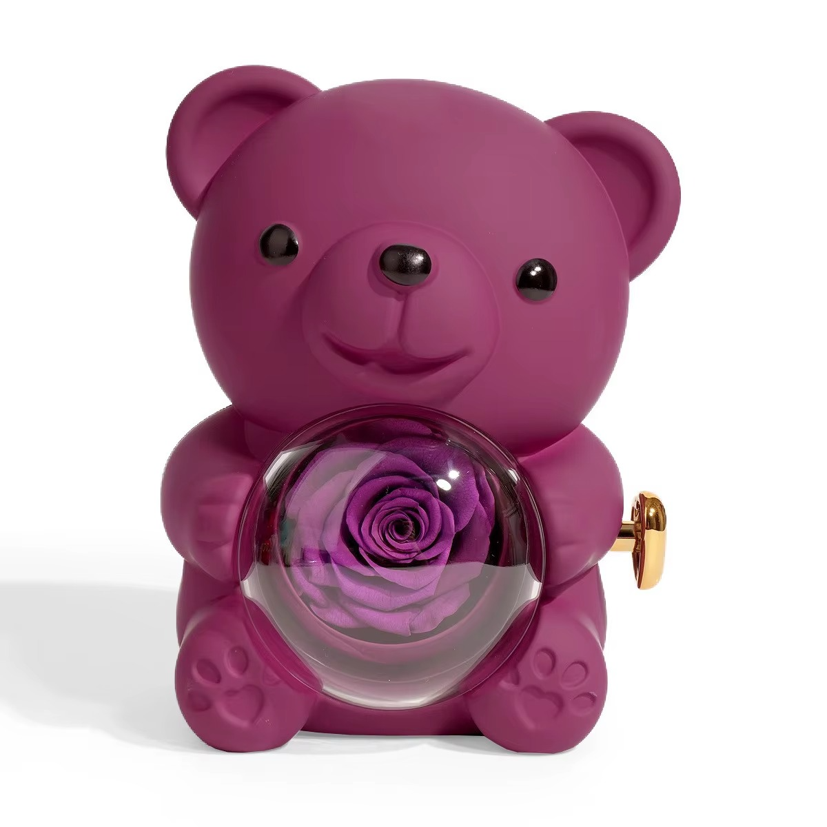 Sylvie Jewels Eternal Pink Bear with necklace
