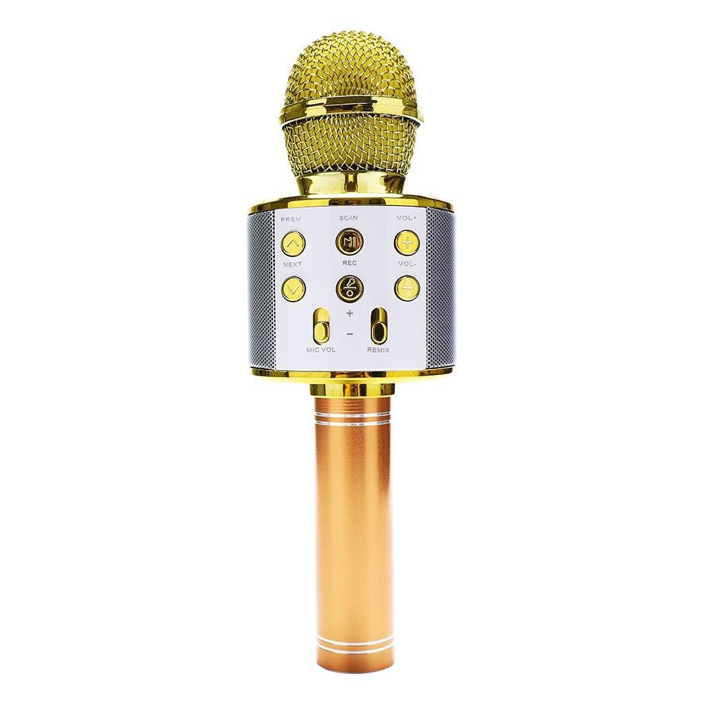 Wireless Bluetooth 3-In-1 Karaoke Mic Speaker