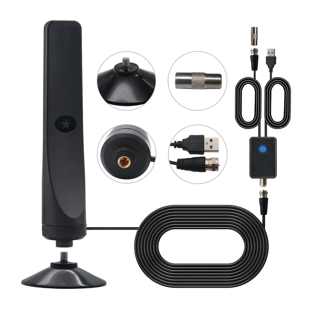 Wavemax TV Antenna 2025 Satellite HD Digital for Smart TV Indoor Outdoor 4K Long Range