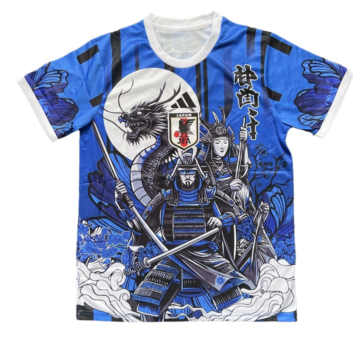 Blauw-Samoerai-speciale editie voetbalshirt Japan 2025