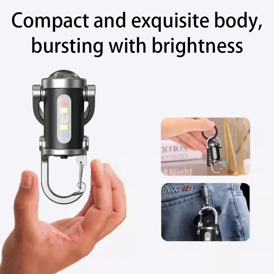Whoonly Powerful Flashlight Portable Power Bank 20,000 mAh 3-in-1 Multifunctional 6000 Lumens Brightness, Waterproof