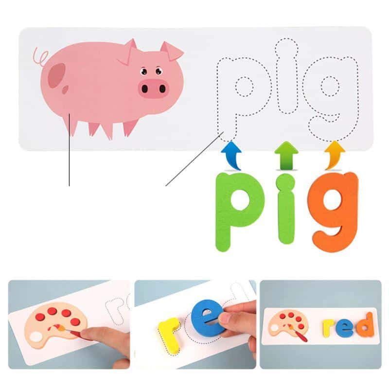 Alphabet Spelling Puzzle Game
