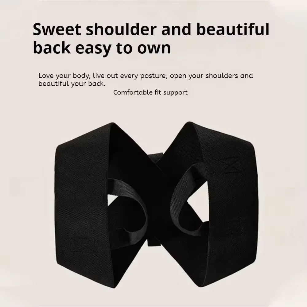 Xiomak Back Posture Corrector Collarbone Spine Adjustable Belt Upper Back, Shoulder