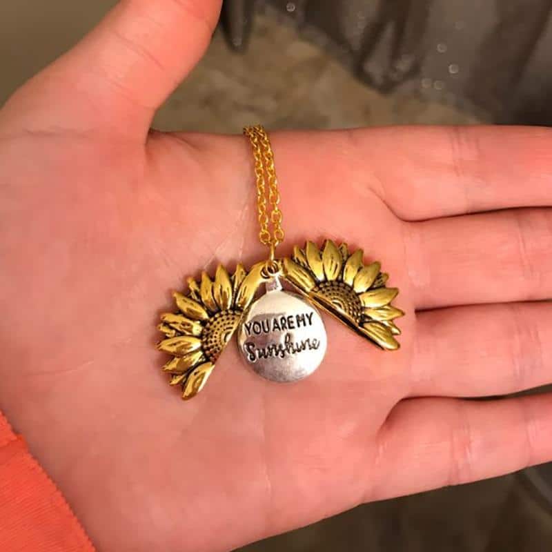 Sunflower Switched Necklace