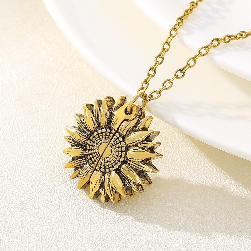 Sunflower Switched Necklace