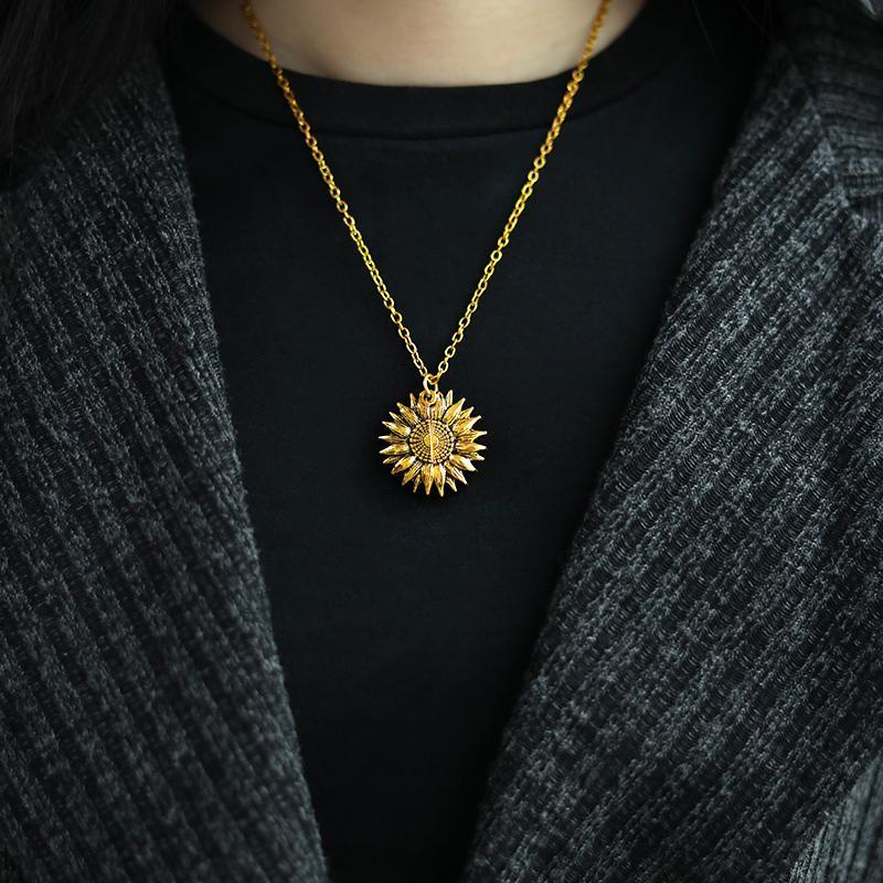 Sunflower Switched Necklace