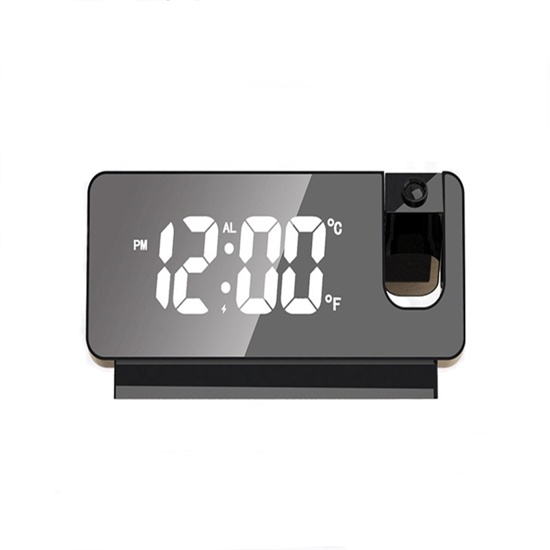 Mirror projection alarm clock