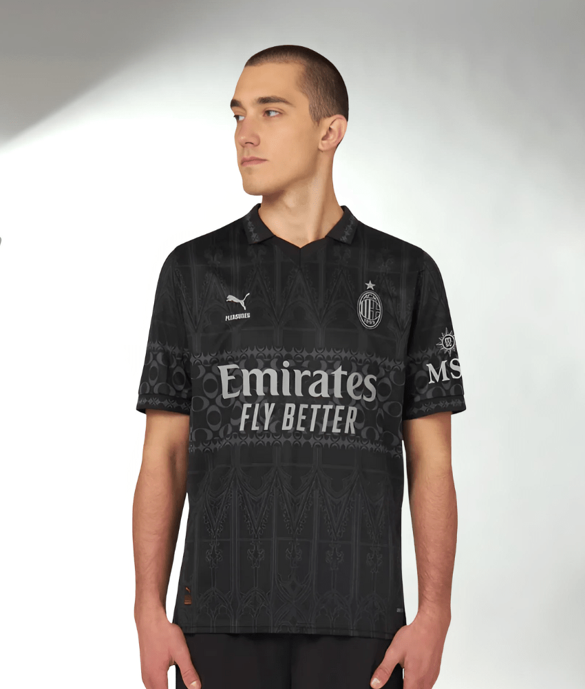 MAGLIA REPLICA AC MILAN X PUMA X PLEASURES 2023/24