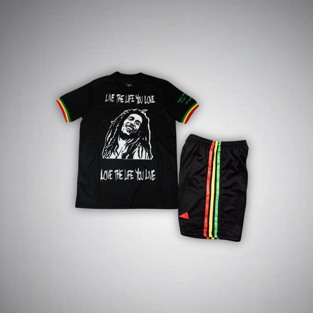 Ajax Bob Marley Kids Football Kit - Black