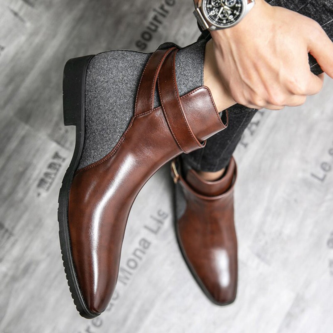 Ankle Boots Men Stylish Designed for Comfort Daily Versatility