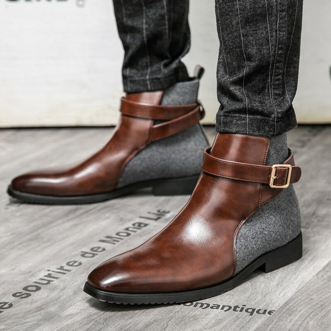 Ankle Boots Men Stylish Designed for Comfort Daily Versatility