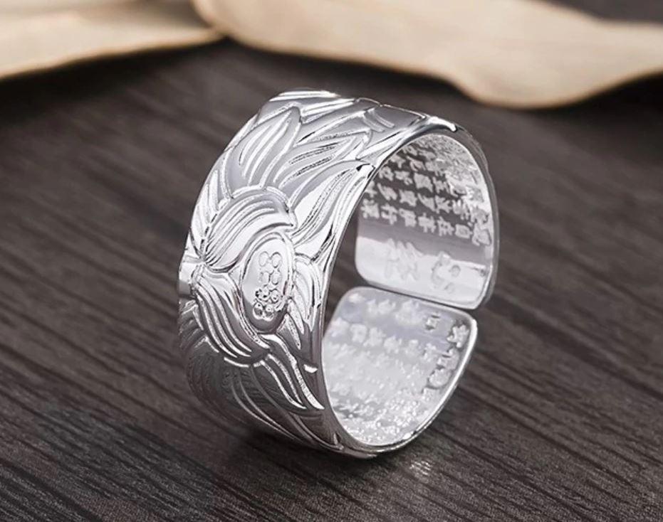 Lotus flower ring
