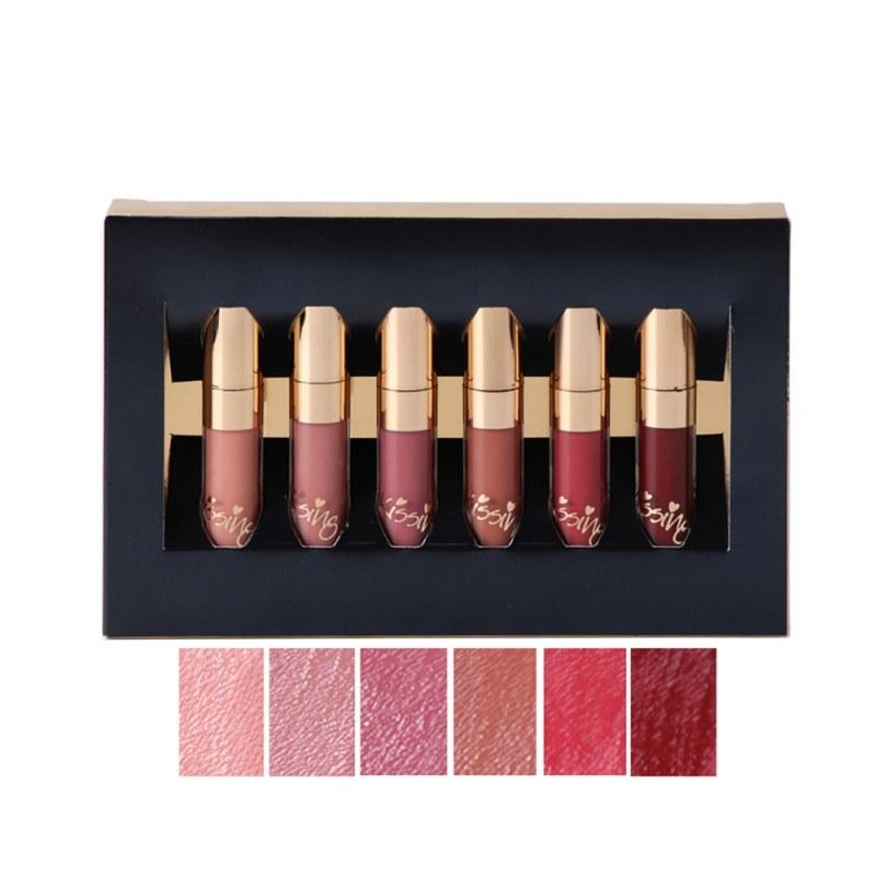 6 Aqualevre waterproof lipsticks