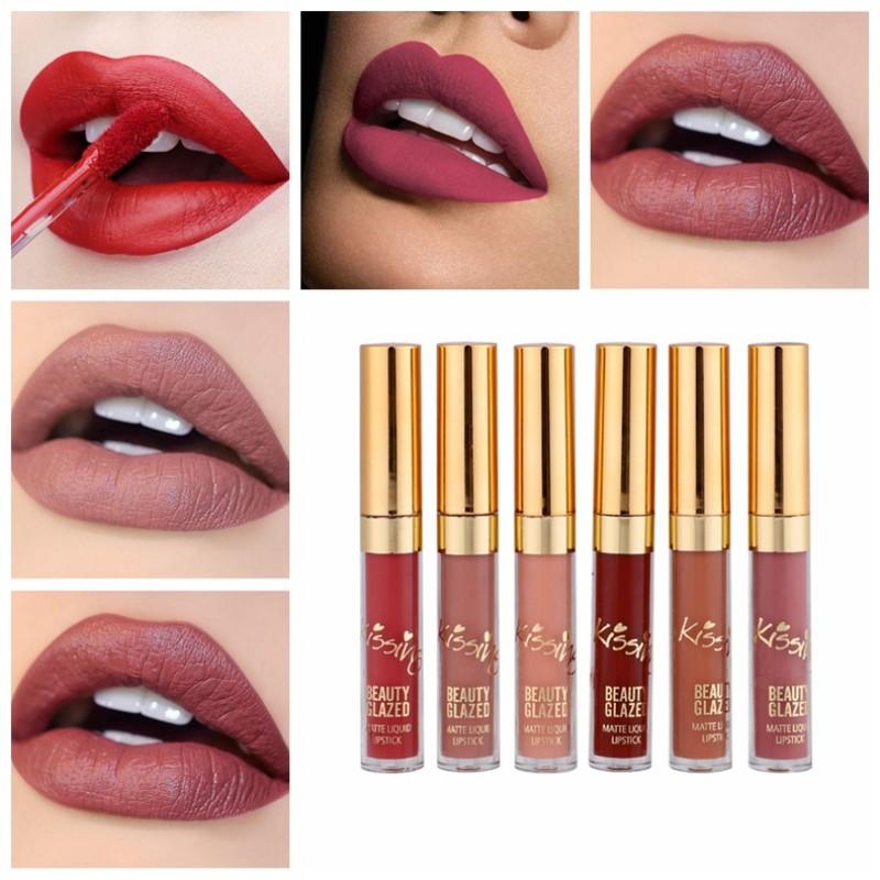 6 Aqualevre waterproof lipsticks