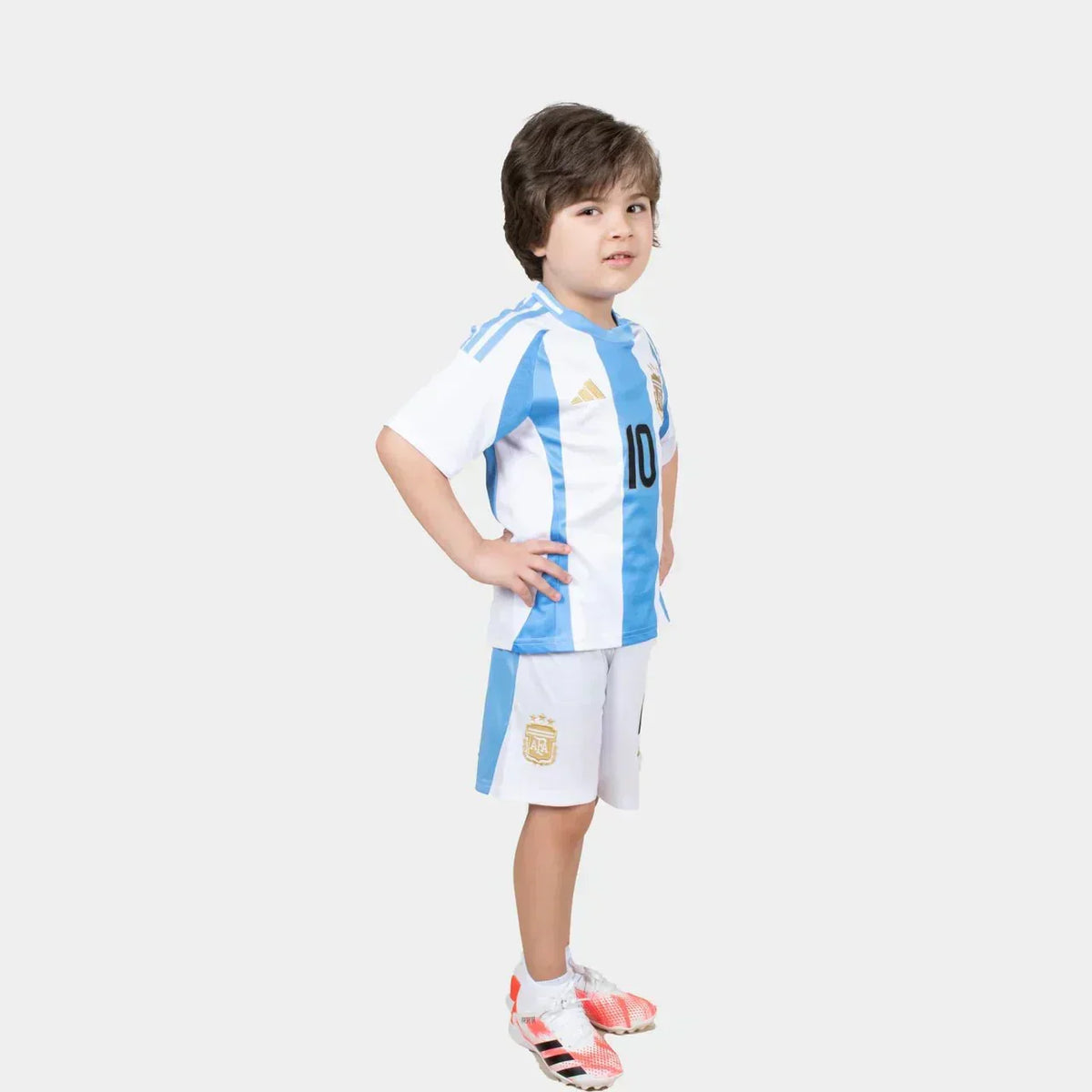 Argentinië-thuisvoetbaltenue voor kinderen 2024/2025 Messi 10
