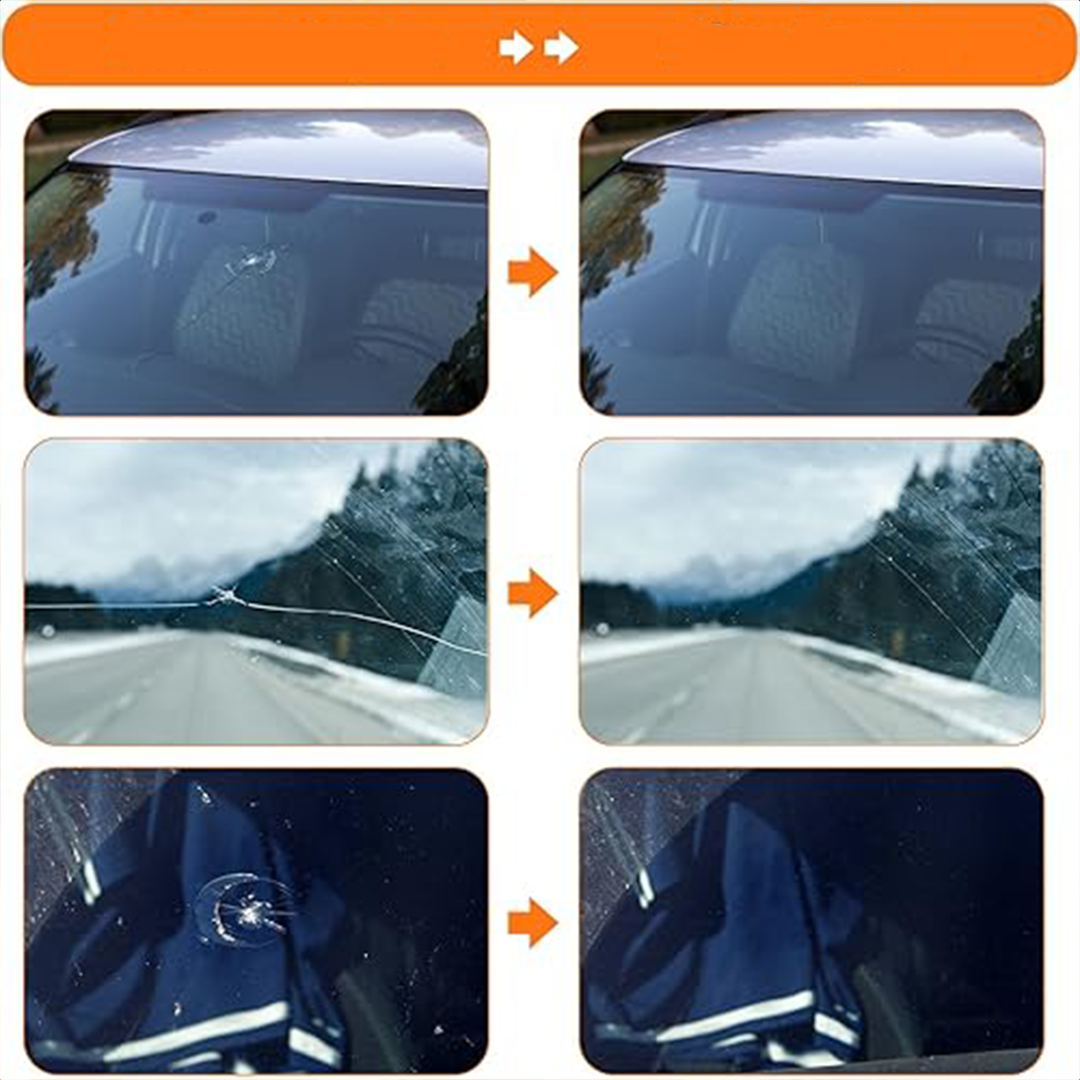 Crack Fix Pro Windshield Crack Repair Kit, for removing scratches
