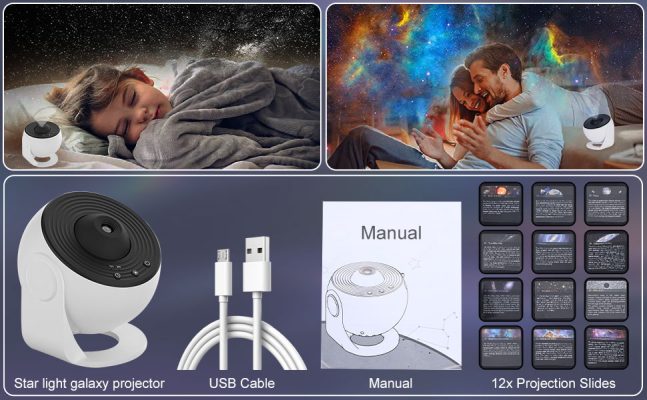 Wallfree skylight Galaxy projector Planetarium star projector with 13 discs