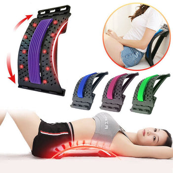 Self-therapy stretcher, back massage, spine correction