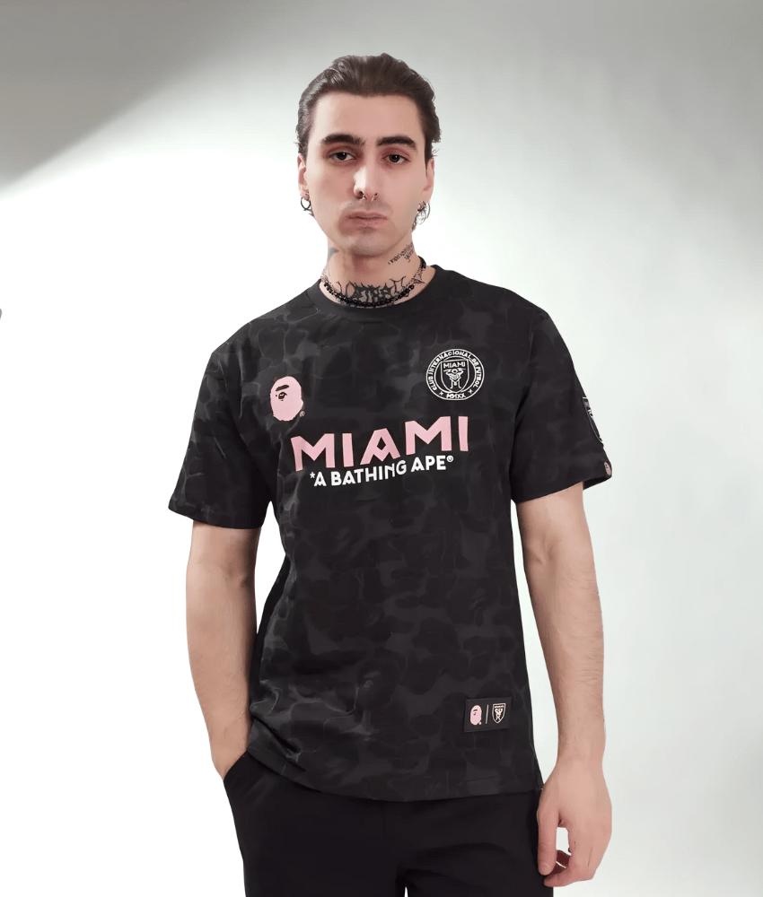 Maglia Bape X Inter Miami 2023/24 Camo nera