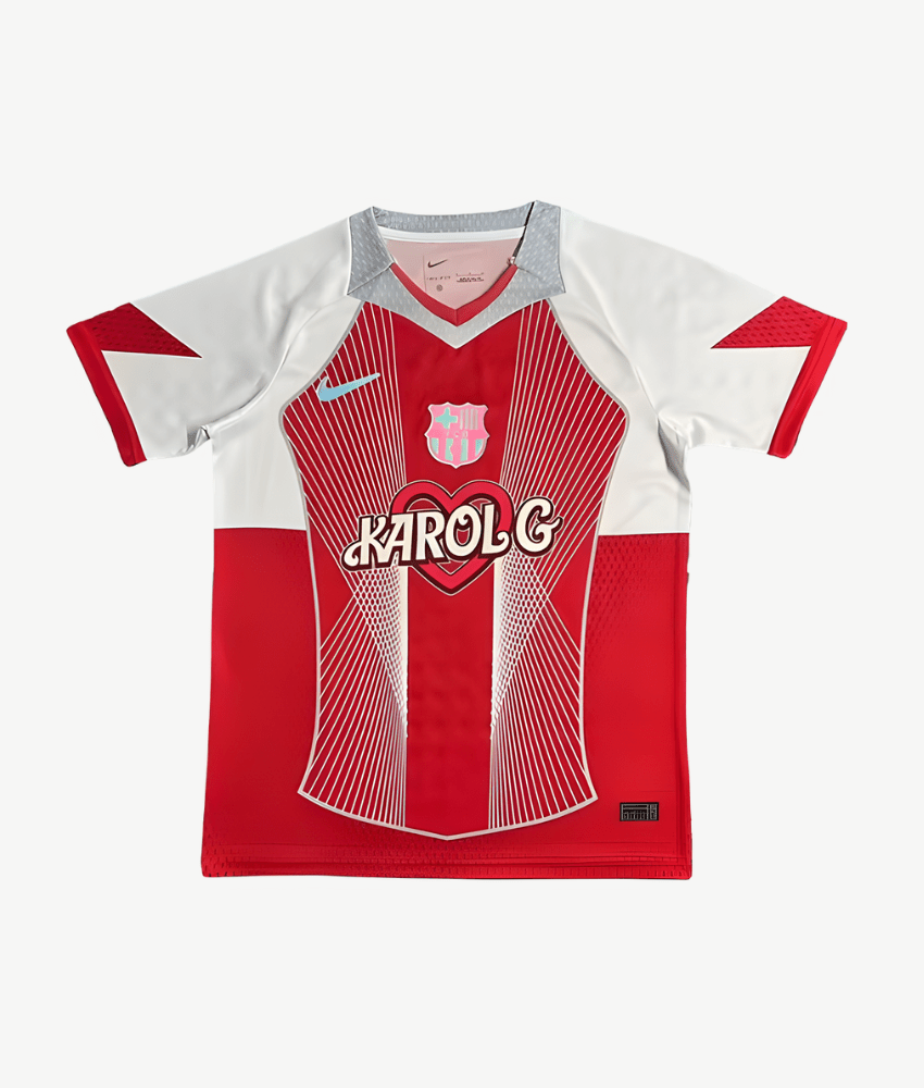 BARCELONA 2025/26 'KAROL G' SPECIALE EDITIE SHIRT (ROOD)