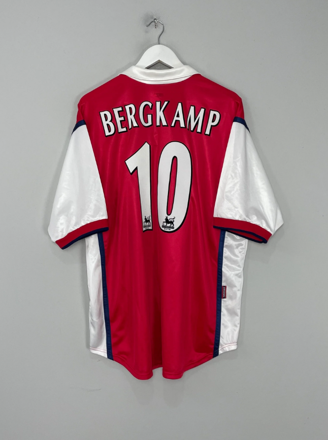 Vintage Arsenal 1996/97 thuisshirt – Dennis Bergkamp #10