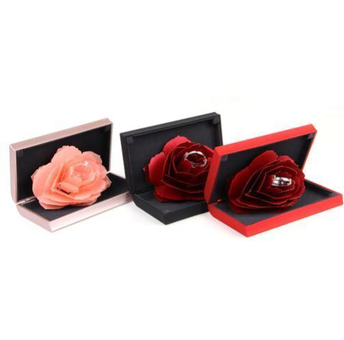 Blossoming Rose Ring Gift Box