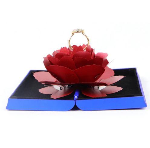 Blossoming Rose Ring Gift Box