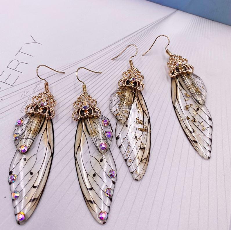 Butterfly wings earrings