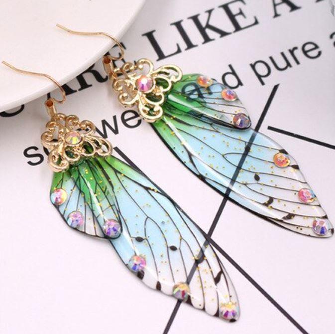Butterfly wings earrings