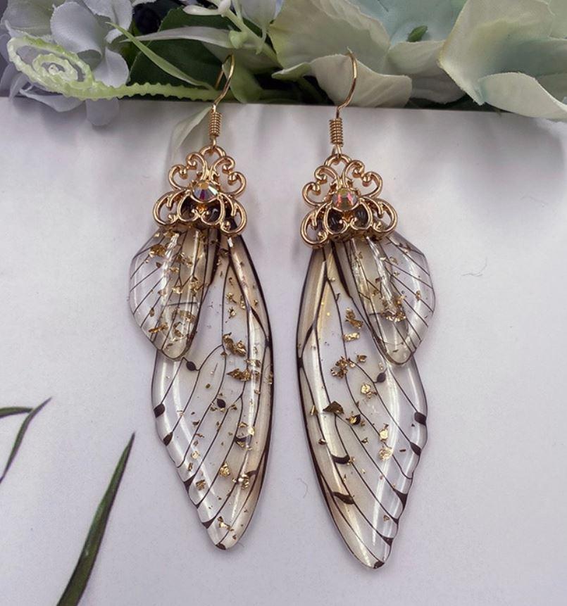 Butterfly wings earrings