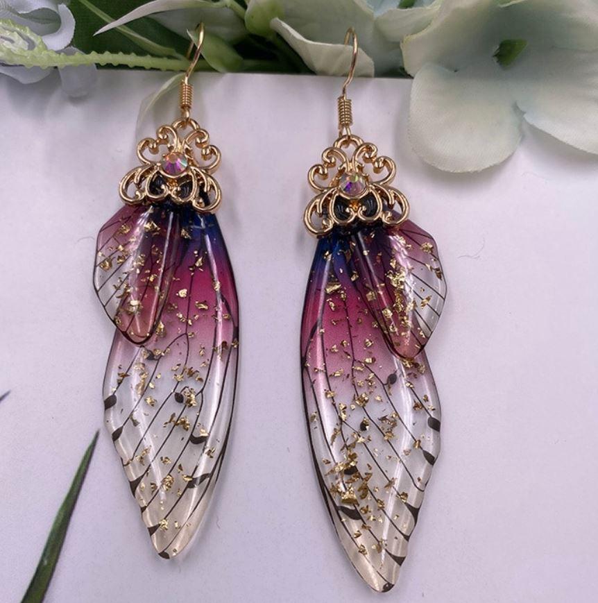 Butterfly wings earrings
